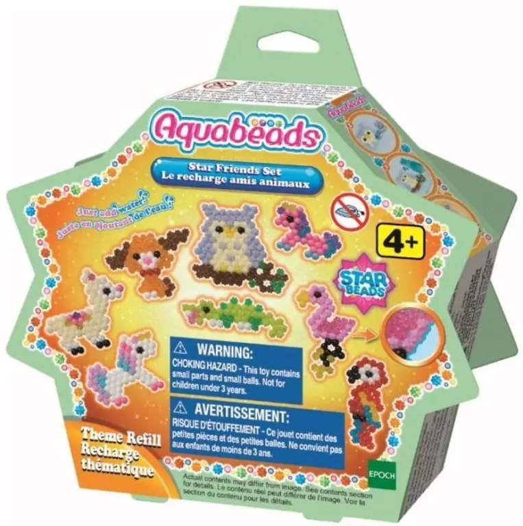 AQUABEADS Koraliki Gwiazdki. Zestaw Zwierzęta - tantis.pl