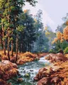 Malowanie po numerach - Karpacka fontanna 40x50cm - tantis.pl