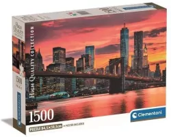Puzzle 1500 Compact East River at dusk