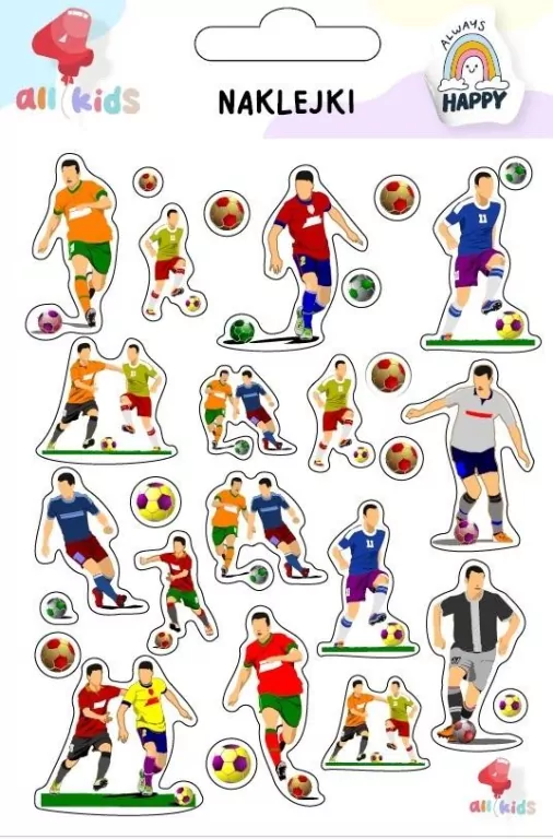 Naklejki dla dzieci Piłkarze - tantis.pl