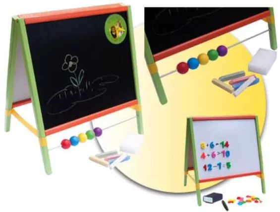 Tablica z liczydłami dwustronna - tantis.pl