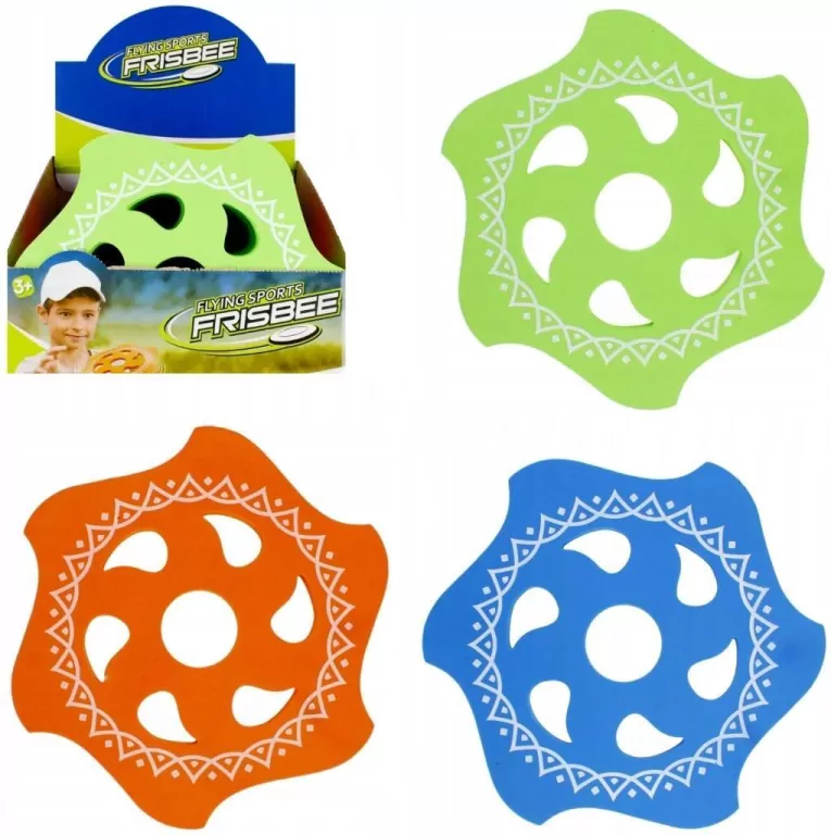 Dysk piankowy latający frisbee MIX - tantis.pl