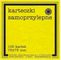 Karteczki samoprzylepne Fluo 75x75mm 100K żółte - tantis.pl