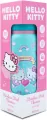 Bidon 500ml metalowy termos Hello Kitty Light Blue Pink - tantis.pl
