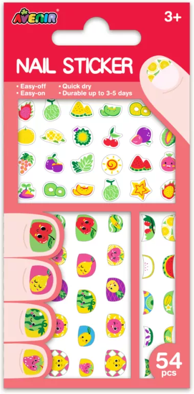 Naklejki na paznokcie. Jednorożec brokat - tantis.pl