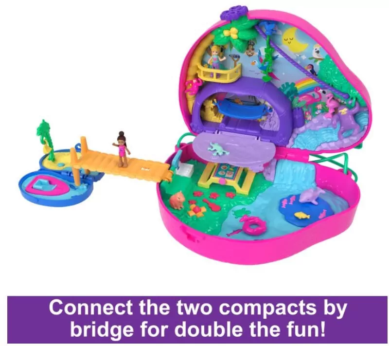 Polly Pocket. Kompaktowa torebka Rodzina leniwców - tantis.pl