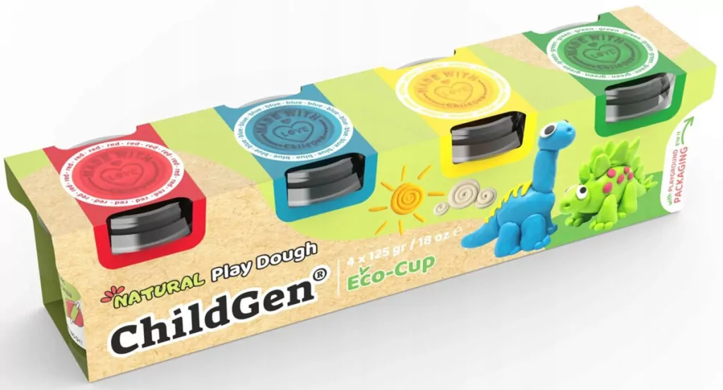 Naturalna ciastolina. 4 kolory - tantis.pl