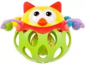 Kula gumowa z grzechotką sowa - tantis.pl