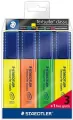 Zakreślacze Textsurfer 3 kolorów + 1 STAEDTLER - tantis.pl