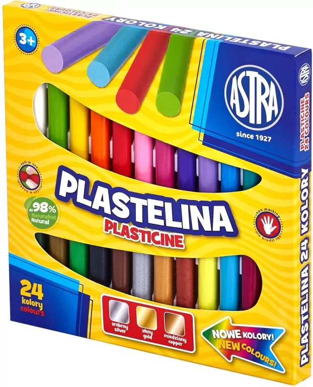 Plastelina, 24 kolory - tantis.pl