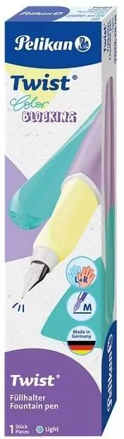 Pióro wieczne Twist Color Blocking pastel PELIKAN - tantis.pl