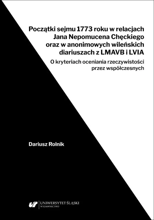 Początki sejmu 1773 roku w relacjach Jana Nepomuce - tantis.pl