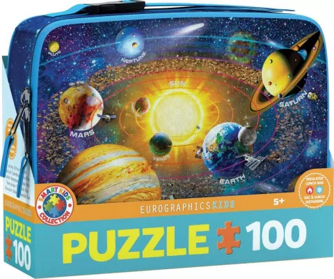 Puzzle 100 z lunch box Układ słoneczny 9100-5486
