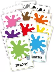 Plansze edukacyjne A4 - Kolory 11 kart