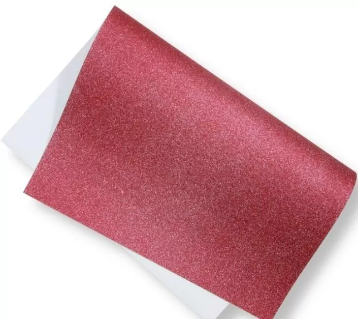 Brystol brokatowy 200g 40x60cm czerwony 5ark - tantis.pl