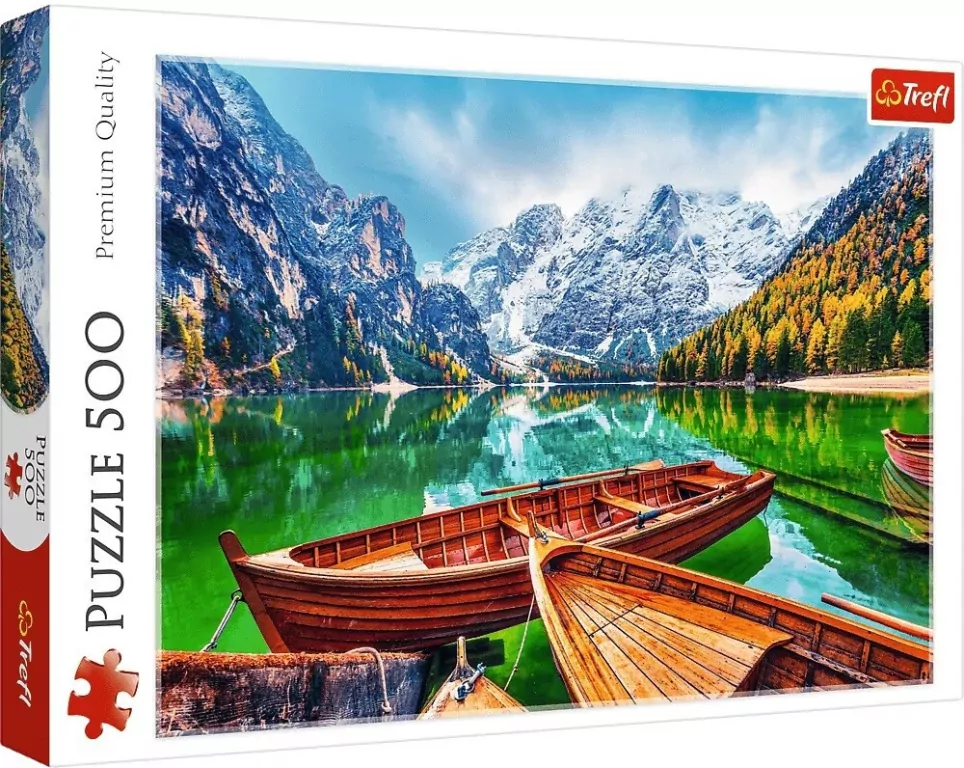 Puzzle 500. Jezioro Braies, Włochy - tantis.pl