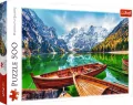 Puzzle 500. Jezioro Braies, Włochy - tantis.pl
