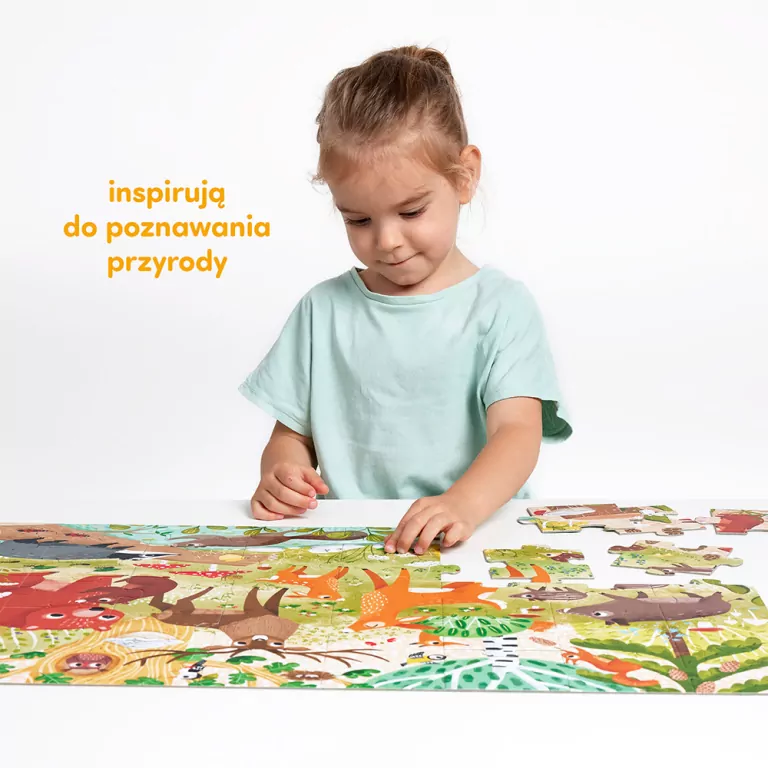 CzuCzu. Las. Dzikie puzzle - tantis.pl