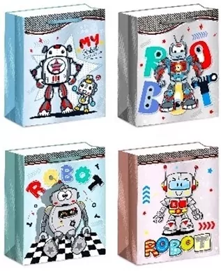 Torebka prezentowa M Robot - tantis.pl