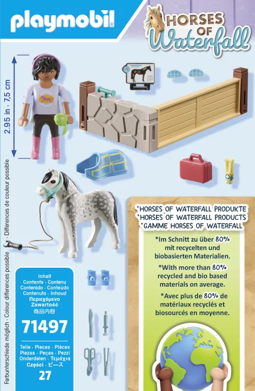 Hipoterapeuta. Horses of Waterfall 71497 - tantis.pl