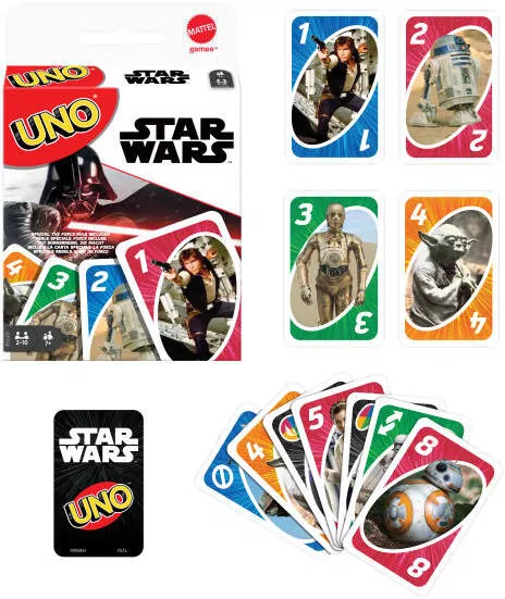 GRA MATTEL UNO STAR WARS GWIEZDNE WOJNY GPP00 P8 - tantis.pl