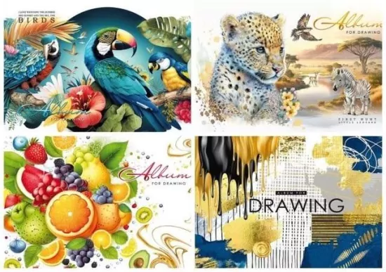 Blok rysunkowy A4/30K 100g/m2 FRESH