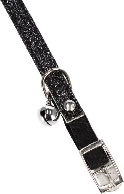 Obroża dla kota brokatowa 1cm - tantis.pl