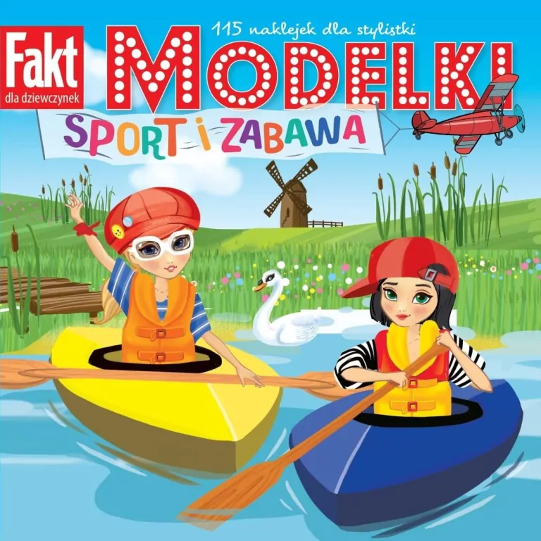 Modelki. Sport i zabawa. 115 naklejek dla stylistk - tantis.pl
