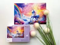 Puzzle drewniane 150 Galaxies Jednorożec - tantis.pl