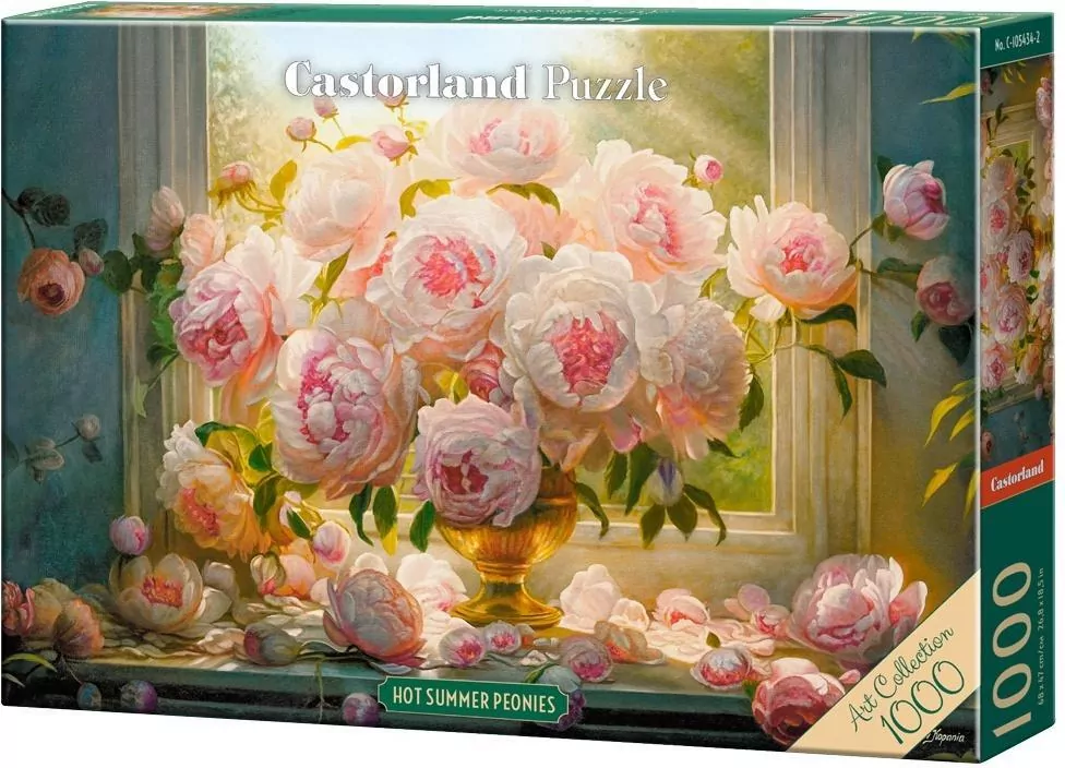 Puzzle 1000 Hot Summer Peonies CASTOR - tantis.pl