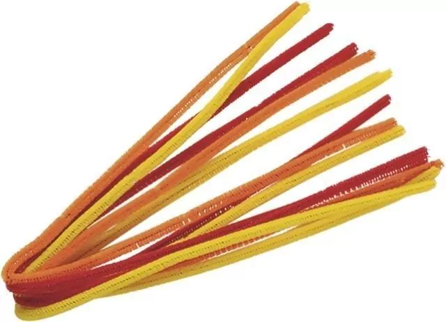 Drucik oplatany 50cm mix pomarańczowy 10szt - tantis.pl