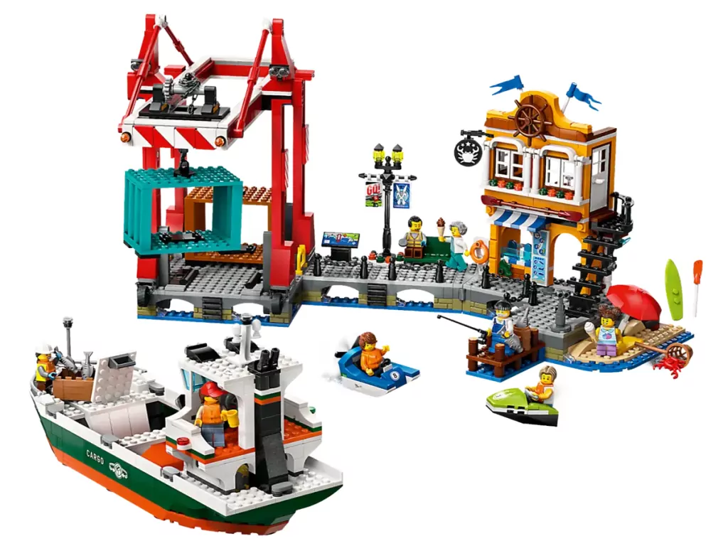 LEGO® City. Port ze statkiem towarowym 60422 - tantis.pl