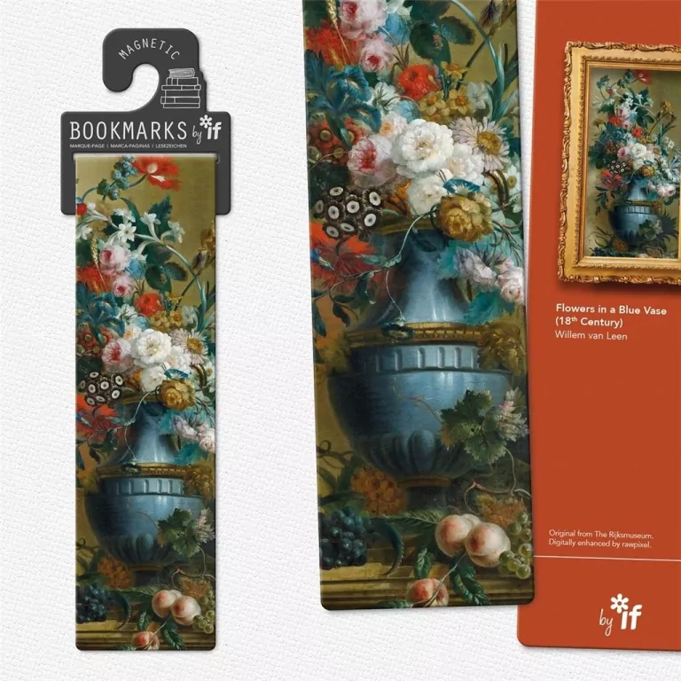 Zakładka. Classics magnetyczna. Kwiaty w wazie - tantis.pl