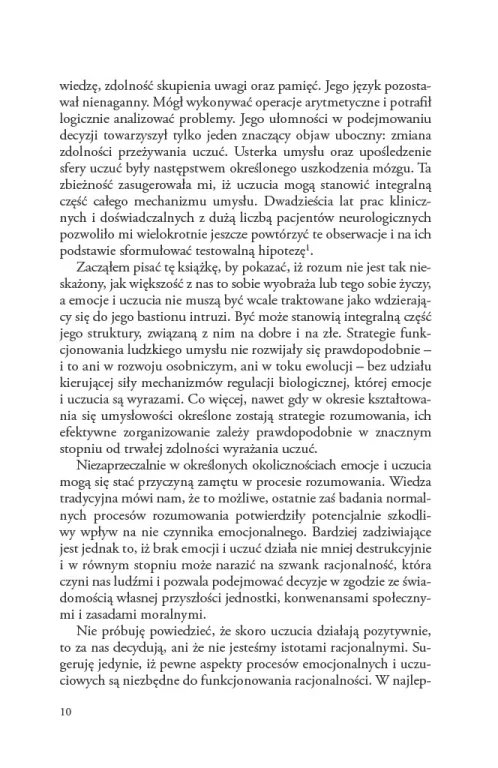 Błąd Kartezjusza. Emocje, rozum i ludzki mózg - tantis.pl