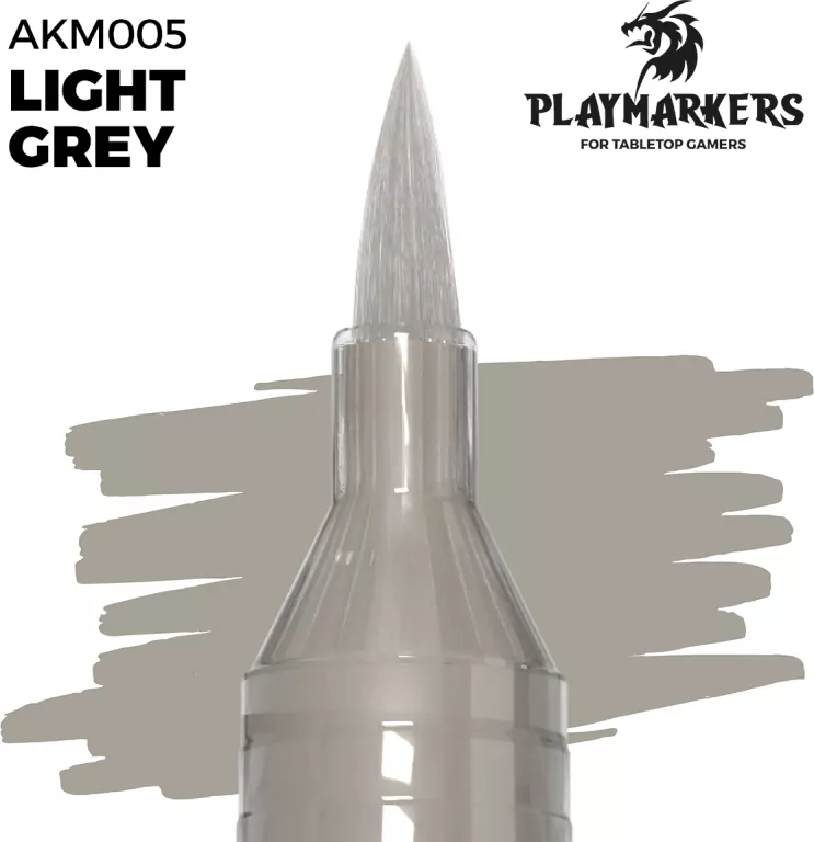 AK Interactive: Playmarkers - Light Grey - tantis.pl