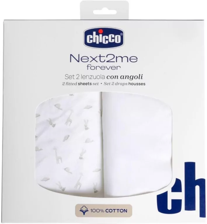 Prześcieradło Next2Me Forever bawełna cloud - tantis.pl