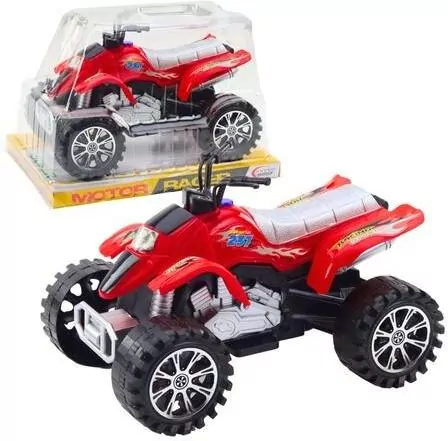 Quad terenowy z napędem czerwony - tantis.pl