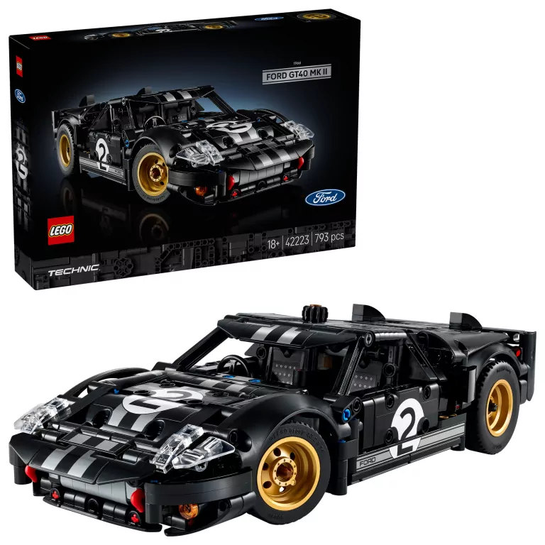 LEGO® Technic.  Samochód wyścigowy 1966 Ford 42223 - tantis.pl