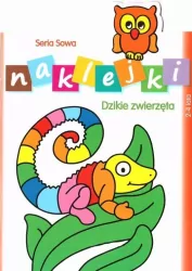 Naklejki. Dzikie zwierzęta. Seria Sowa