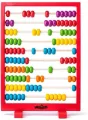 Liczydło drewniane czerwona ramka Red abacus 90009 Woody - tantis.pl