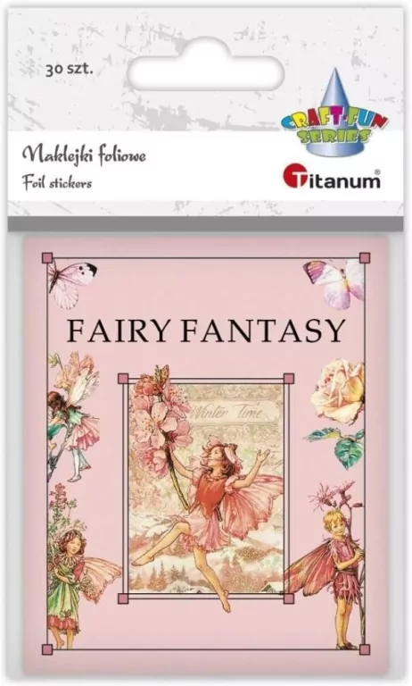 Naklejki foliowe Fairy Fantasy wróżki 30szt - tantis.pl