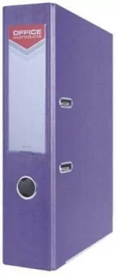 Segregator A4 z szyną PP 7,5 cm. Fioletowy. Office Products