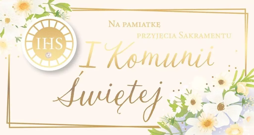 Karnet Komunia - tantis.pl