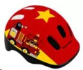 Kask rowerowy dziecięcy M 52-56 cm. Straż, czerwony - tantis.pl