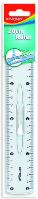 Keyroad. Linijka plastikowa z uchwytem 20cm - tantis.pl