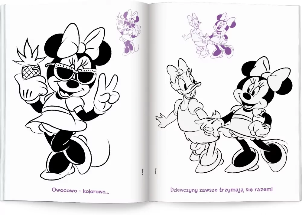 Naklejam i koloruję. Disney. Minnie - tantis.pl