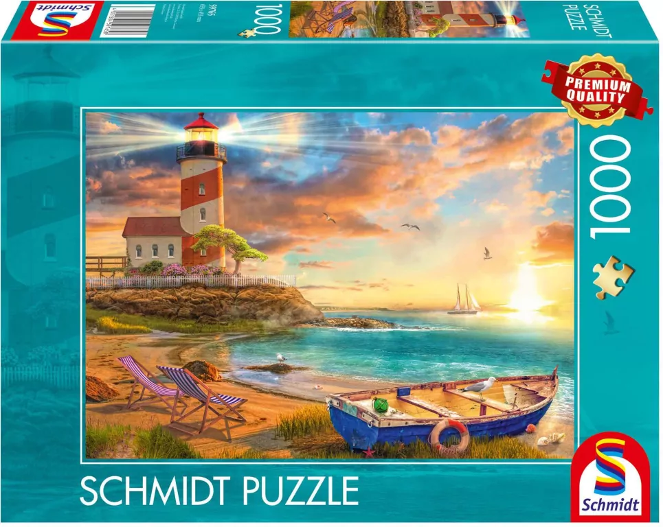 Puzzle 1000 PQ Zachód słońca nad zatoką 112740 - tantis.pl