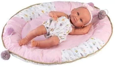 Lalka winylowa bobas Nica w kokoniku 40cm - tantis.pl