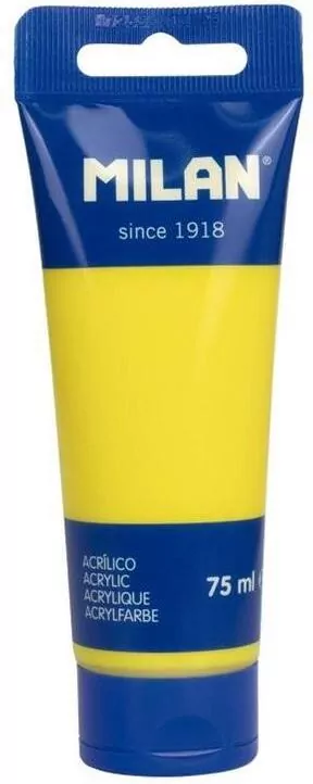 Farba akrylowa w tubce 75ml zółty tropikal MILAN - tantis.pl