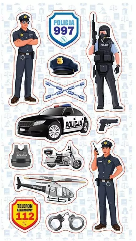Naklejki Policjanci - tantis.pl